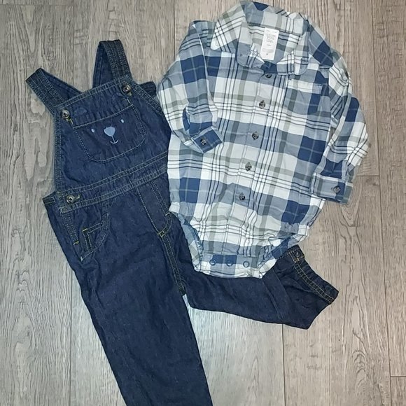 Carter's Matching Sets Carters Just One You Baby Boy Set Denim Size